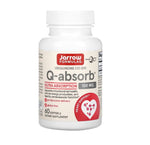 JARROW FORMULAS Ubichinonas Co-Q10 Q-absorb 100 mg - Kofermentas Q10 60 kapsulių