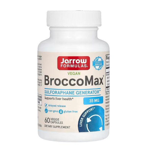 JARROW FORMULAS BroccoMax - brokolių sėklų ekstraktas 60 kapsulių