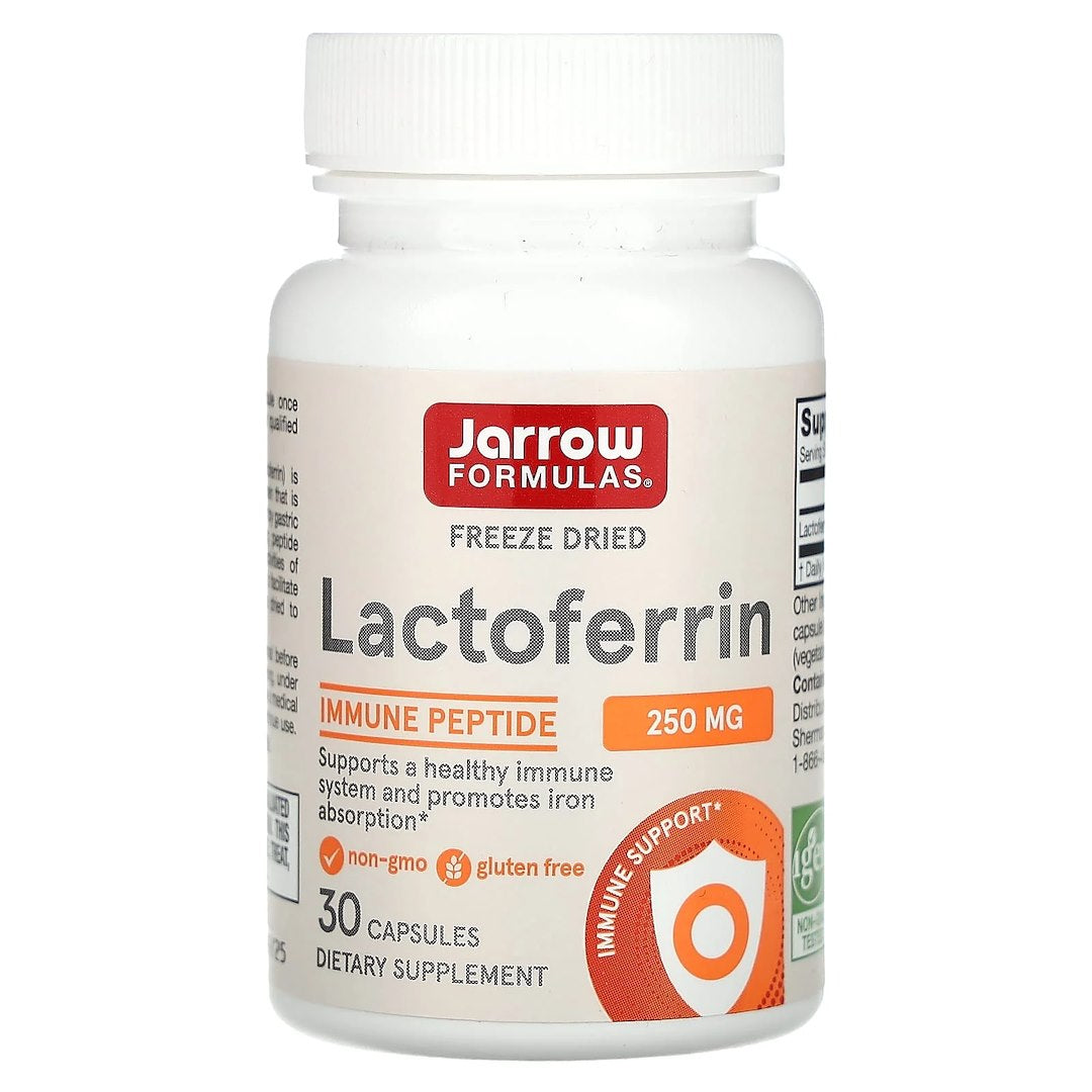 JARROW FORMULAS Laktoferinas 250 mg - Laktoferinas 250 mg 30 kapsulių