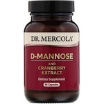 DR. MERCOLA D-manozė su spanguolėmis 60 kaps.