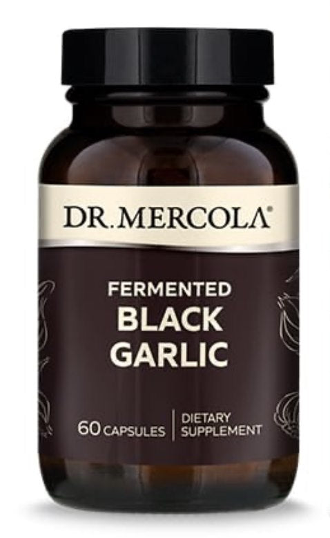 DR. MERCOLA fermentuoti juodieji česnakai 60 kaps.