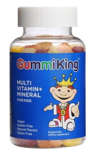 GUMMIKING Multivitaminai + Mineralai - Multivitaminai + mineralai vaikams 60 guminukų