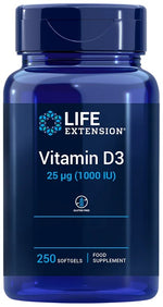 Life Extension Vitaminas D3 1000 TV ES 250 kapsulių