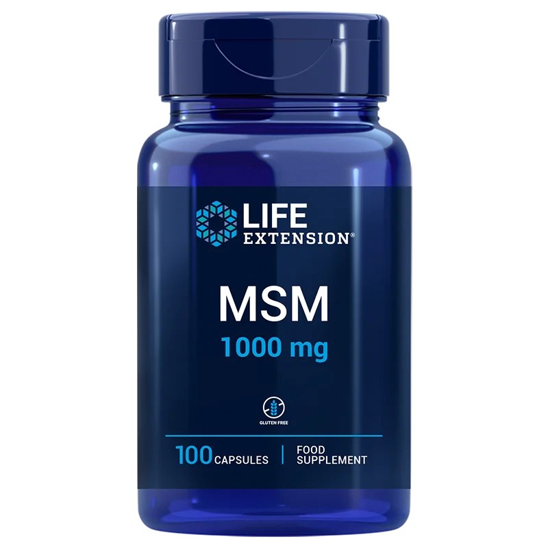 Life Extension Sieros MSM - metilsulfonilmetanas ES 100 kaps.