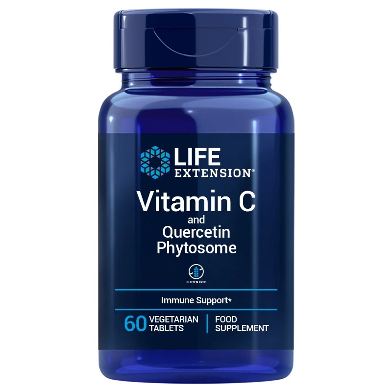 Life Extension Vitaminas C ir kvercetinas Fitosoma ES 60 tablečių