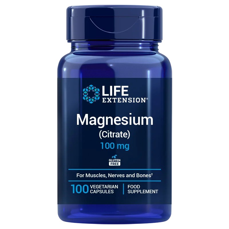 Life Extension Magnio citratas - magnis 100 mg ES 100 kaps.