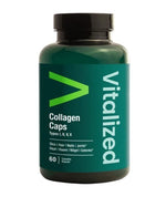 VITALIZED kolagenas I, II, V, X tipai 60 kapsulių