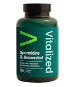 VITALIZED spermidinas ir resveratrolis 30 kapsulių