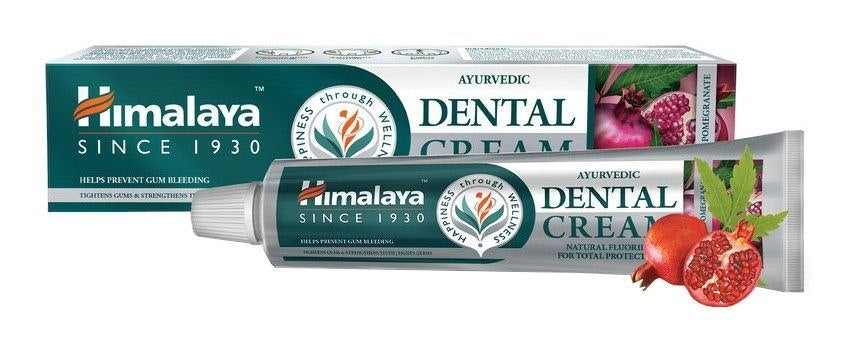 HIMALAYA ajurvedinė dantų kreminė dantų pasta su nimbamedžio ir granatų ekstraktu 100 g