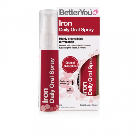 BETTERYOU Iron 5 kasdienis burnos purškalas – geležies 5 mg purškalas 25 ml