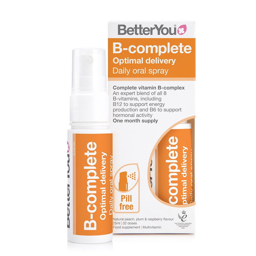 BETTERYOU B-Complete kasdienis burnos purškalas – B grupės vitaminų komplekso purškalas 25 ml