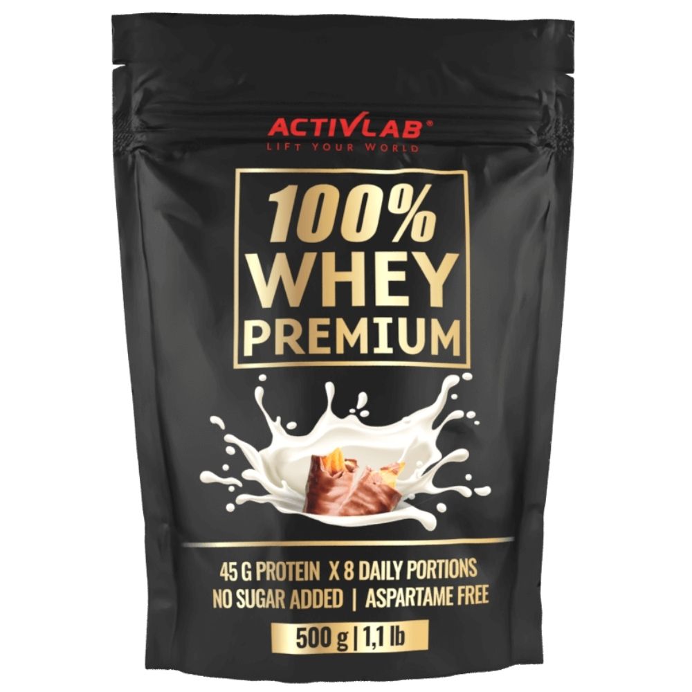 Activlab 100 % išrūgų baltymų papildas, karamelė su šokoladu - 500 g