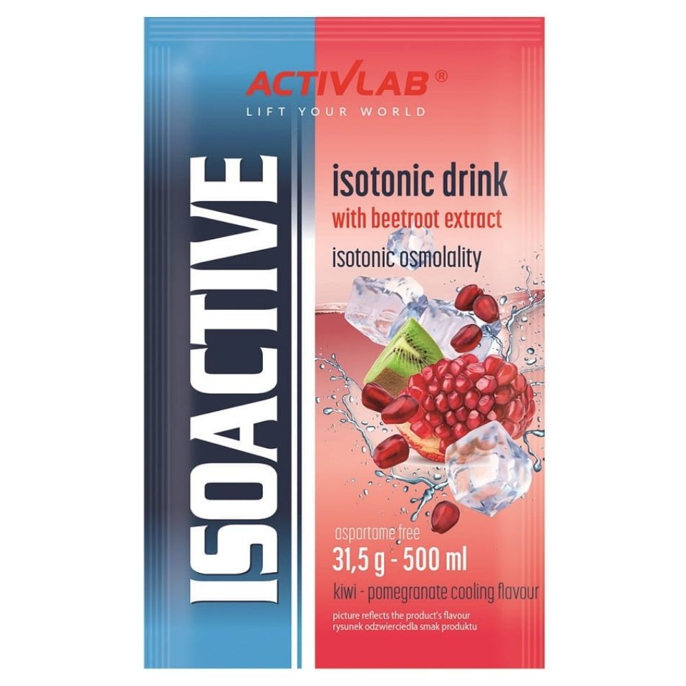 Activlab Isoactive funkcinis izotonikas su burokėliais, kiviais ir granatais - 20 paketėlių