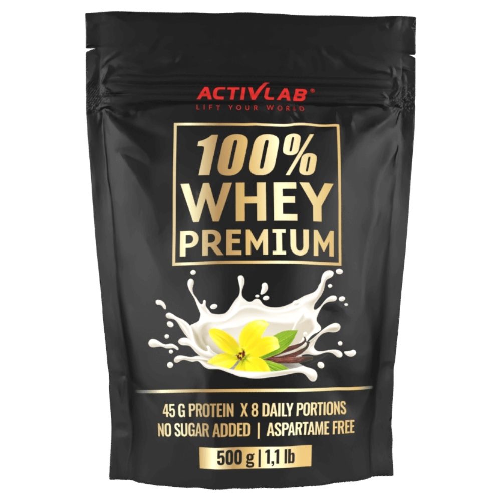 Activlab 100 % išrūgų baltymų papildas, vanilė - 500 g