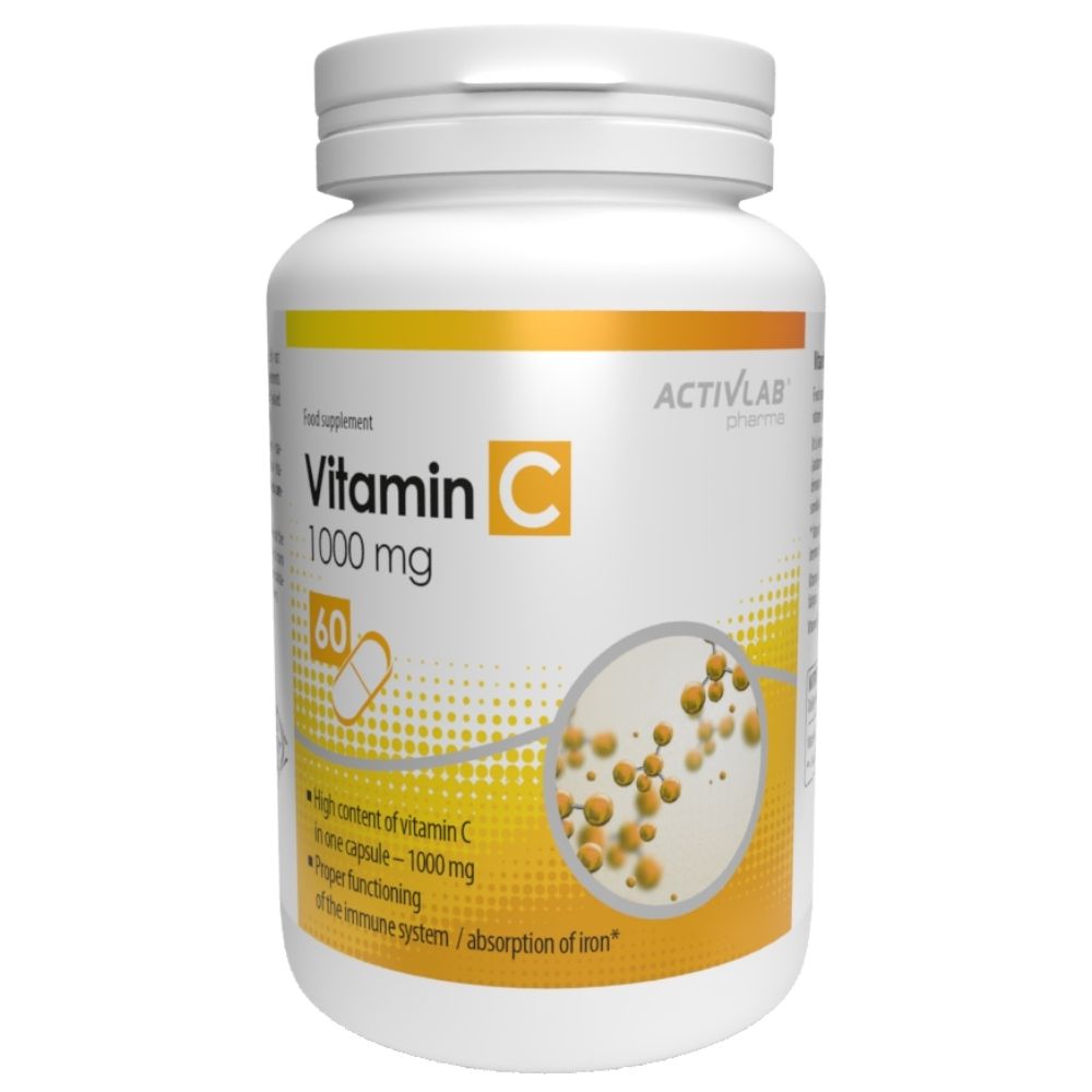 Activlab Pharma Vitaminas C 1000 mg - 60 kapsulių