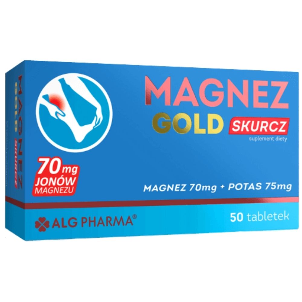 ALG Pharma Magnesium Gold Shrinkage - 50 tablečių