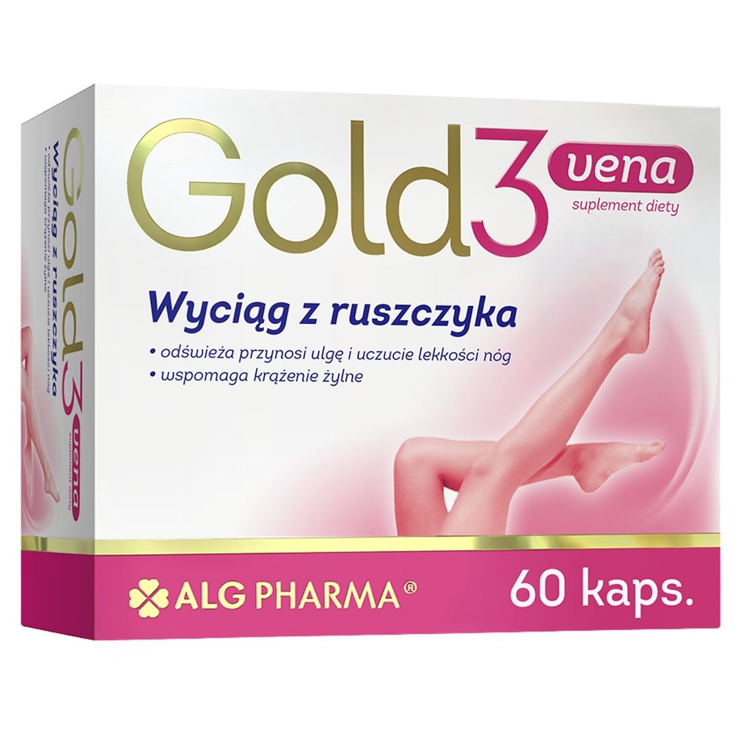 ALG Pharma Gold 3 Vena Rhus ekstraktas - 60 kapsulių