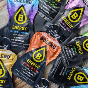 Bolero Energy Mix energinių skonių rinkinys (su kofeinu) - 20 paketėlių x 7 g