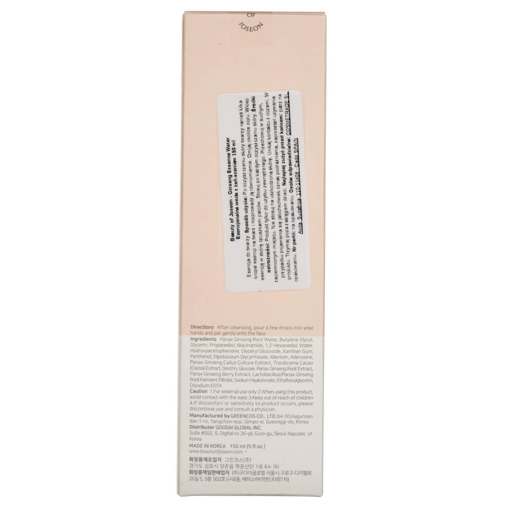 Joseon ženšenio esencijos vanduo - 150 ml