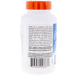 Doctor's Best vitaminas D3 5000 TV - 720 minkštųjų gelių - Magnis.lt