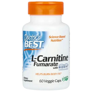 Geriausias gydytojo L-karnitino fumaratas su Biosint karnitinais 855 mg - 60 kapsulių