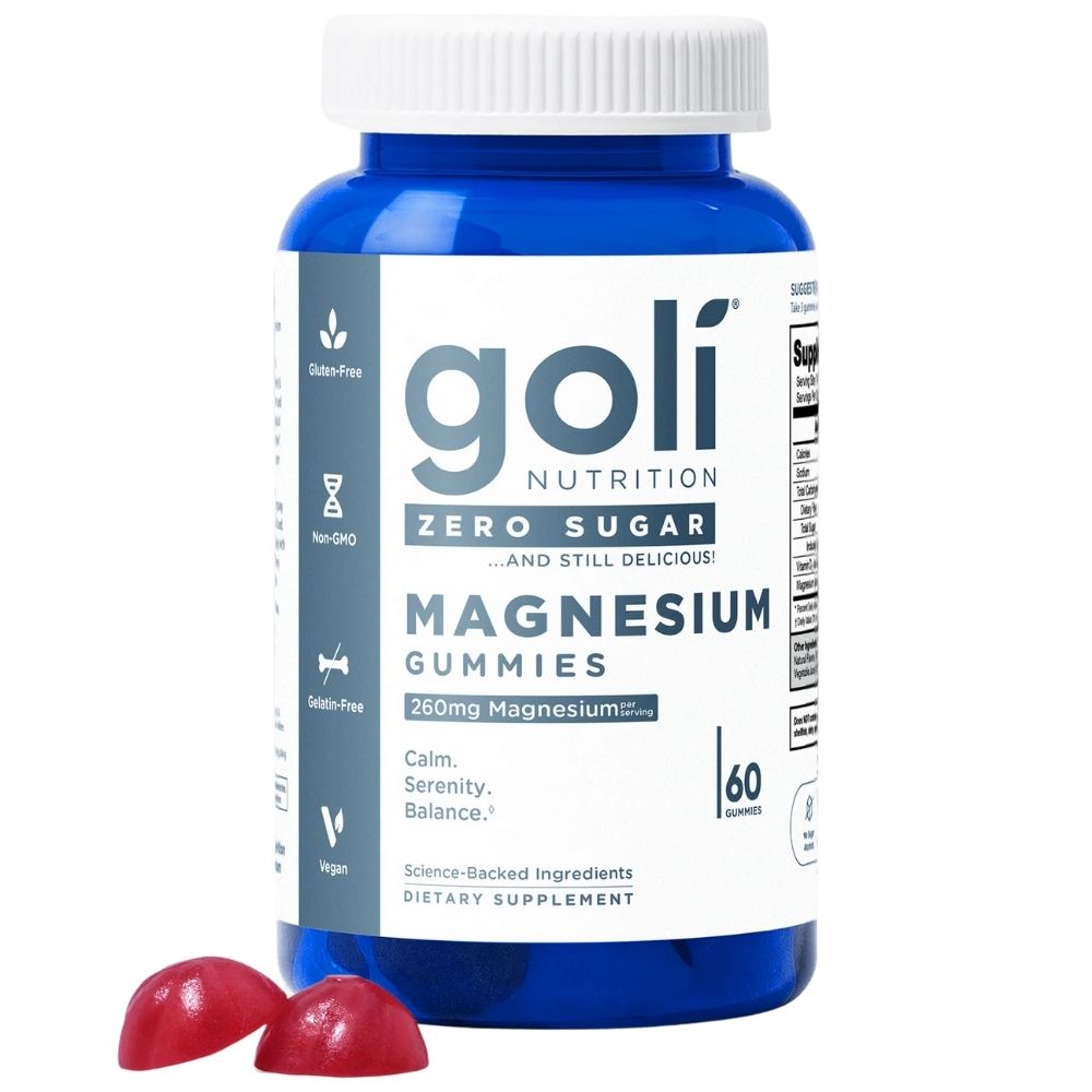 Goli Nutrition Magnis, želė pupelės be cukraus, mėlynių - 60 vnt.