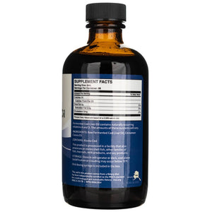 Green Pasture fermentuotas menkių kepenų aliejus, cinamonas - 180 ml