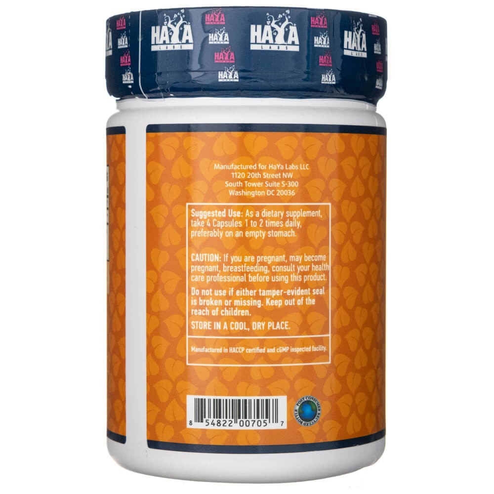 Haya Labs kreatino monohidratas 500 mg - 200 kapsulių