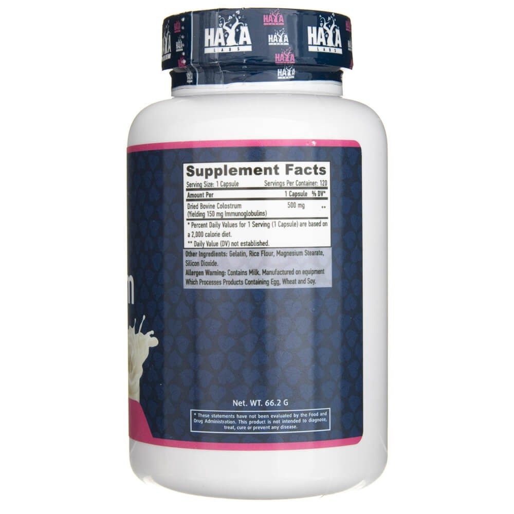 Haya Labs priešpienis 500 mg - 120 kapsulių