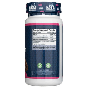 Haya Labs trigubas grybų kompleksas 600 mg - 60 kapsulių