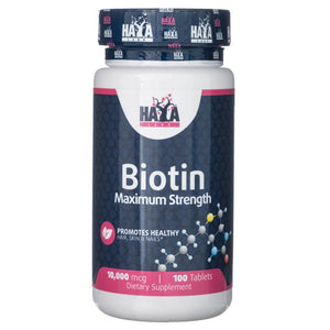 Haya Labs biotinas 10000 mcg - 100 tablečių