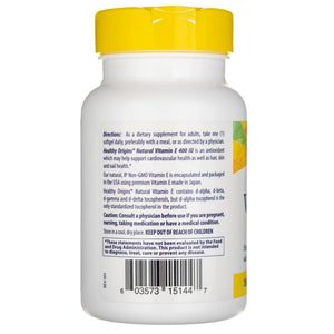 Sveikos kilmės vitaminas E-400 - 90 minkštųjų gelių - Magnis.lt