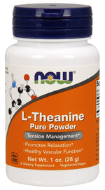 L-Theanine, Pure Powder - 28 grams - NOW Foods