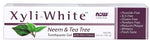 XyliWhite, Neem & Tea Tree Toothpaste Gel - 181 grams - NOW Foods