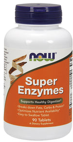 Super Enzymes - 90 tablets - NOW Foods