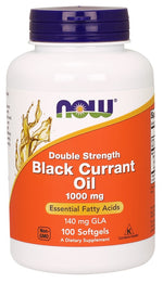Black Currant Oil, 1000mg - 100 softgels - NOW Foods