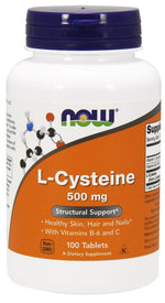 L-Cysteine, 500mg - 100 tablets - NOW Foods