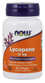 Lycopene, 10mg - 60 softgels - NOW Foods
