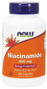 Niacinamide, 500mg - 100 caps - NOW Foods