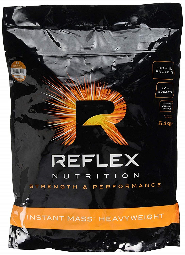 Instant Mass Heavyweight, Strawberries & Cream - 5400 grams - Reflex Nutrition