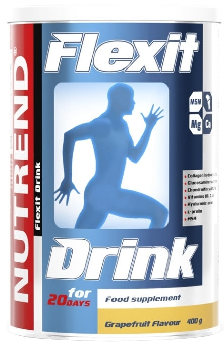 Flexit Drink, Strawberry - 400 grams - Nutrend
