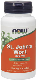 St. John's Wort, 300mg - 100 vcaps - NOW Foods
