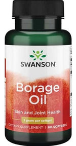 Borage Oil, 1000mg - 60 softgels - Swanson