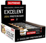 Excelent 25% Protein Bar, Peanut Butter - 18 x 85g - Nutrend