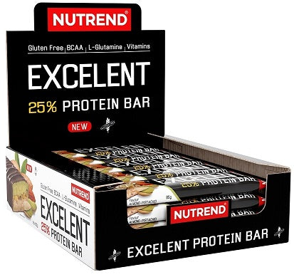 Excelent 25% Protein Bar, Peanut Butter - 18 x 85g - Nutrend
