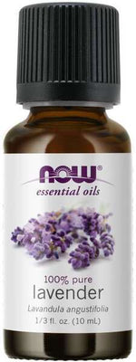 Essential Oil, Lavender Oil 100% Pure - 10 ml. - NOW Foods