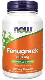Fenugreek, 500mg - 250 vcaps - NOW Foods