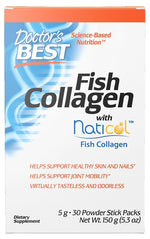 Fish Collagen with Naticol Fish Collagen - 30 stick packs - Doctor's Best