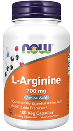 L-Arginine, 700mg - 180 vcaps - NOW Foods