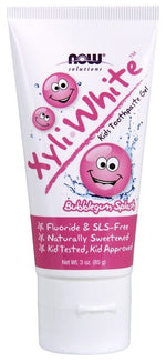 XyliWhite Kids, Bubblegum Splash - 85 grams - NOW Foods